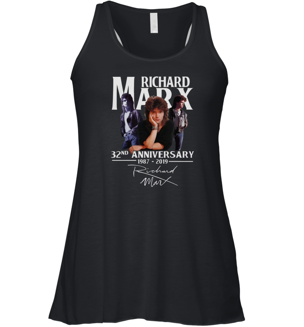 Richard Marx 32nd anniversary 1987-2019 signature shirt Women's Flowy Tank Top