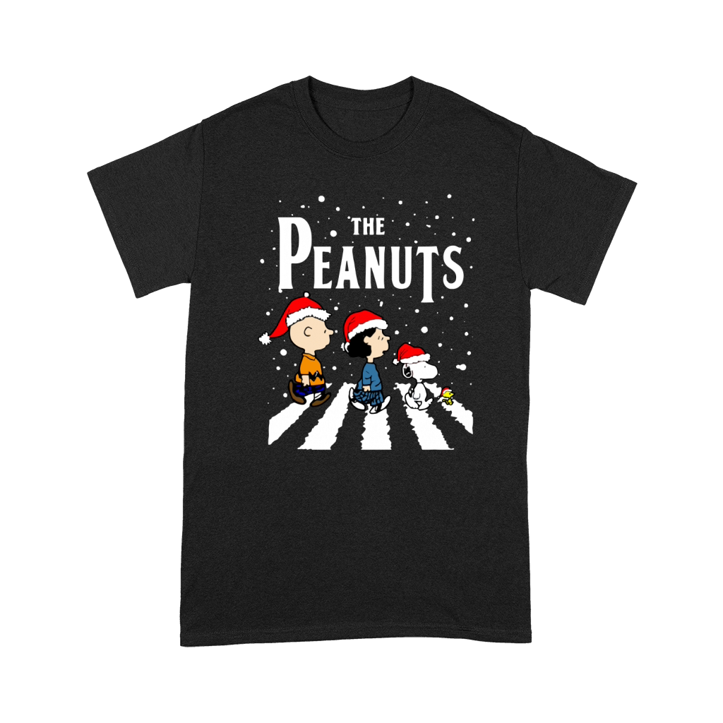 The Peanuts Abbey Road Christmas Snoopy Premium T-shirt