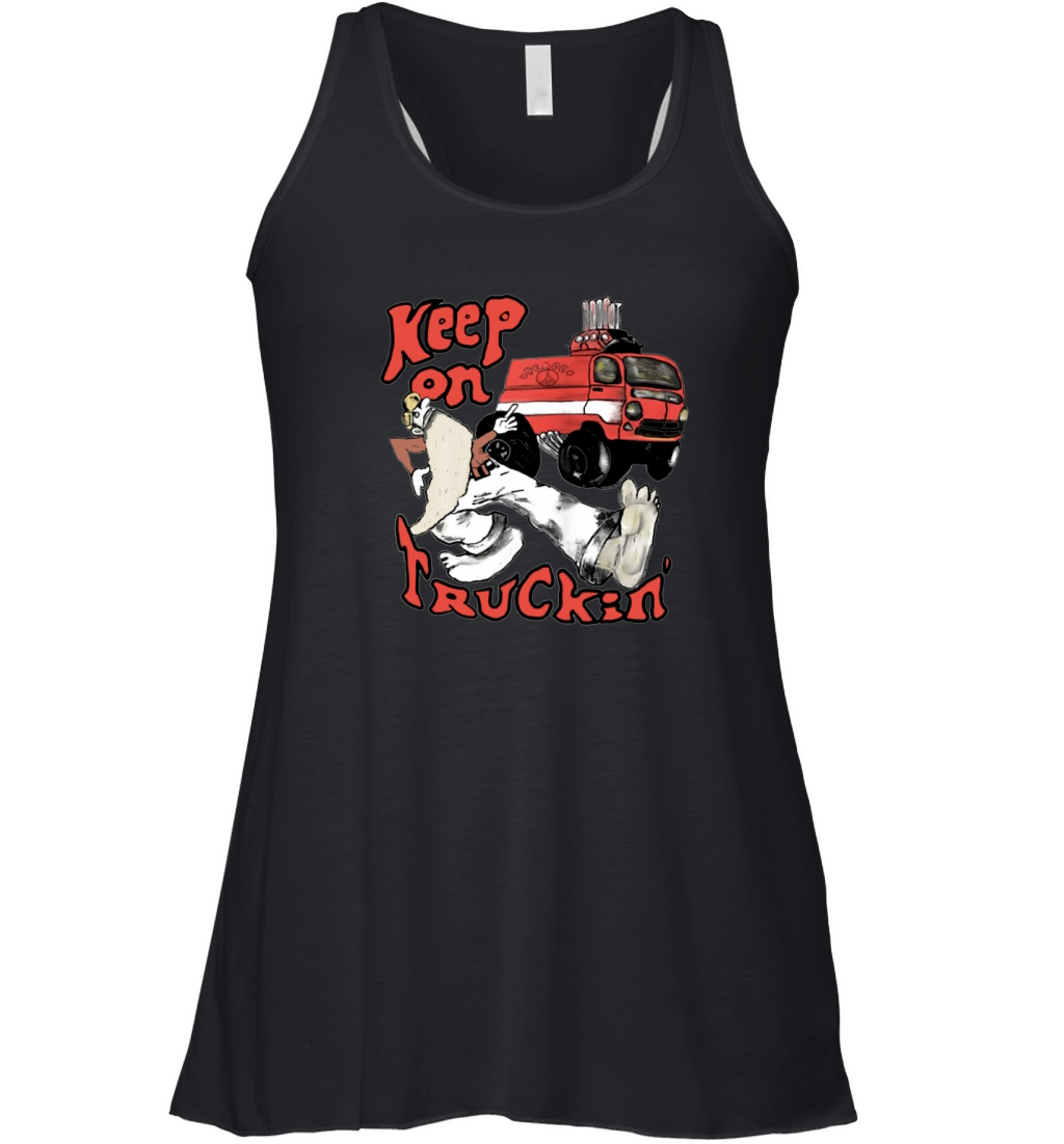 Keep On Truckin Vintage 1970 Women's Flowy Tank Top