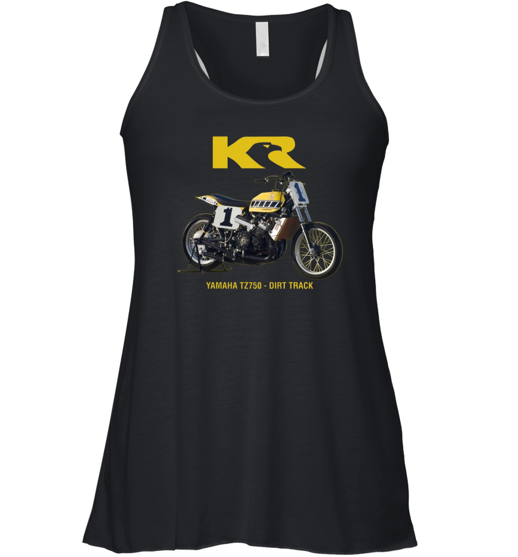 Kenny Roberts - TZ750 Dirt Track Women's Flowy Tank Top