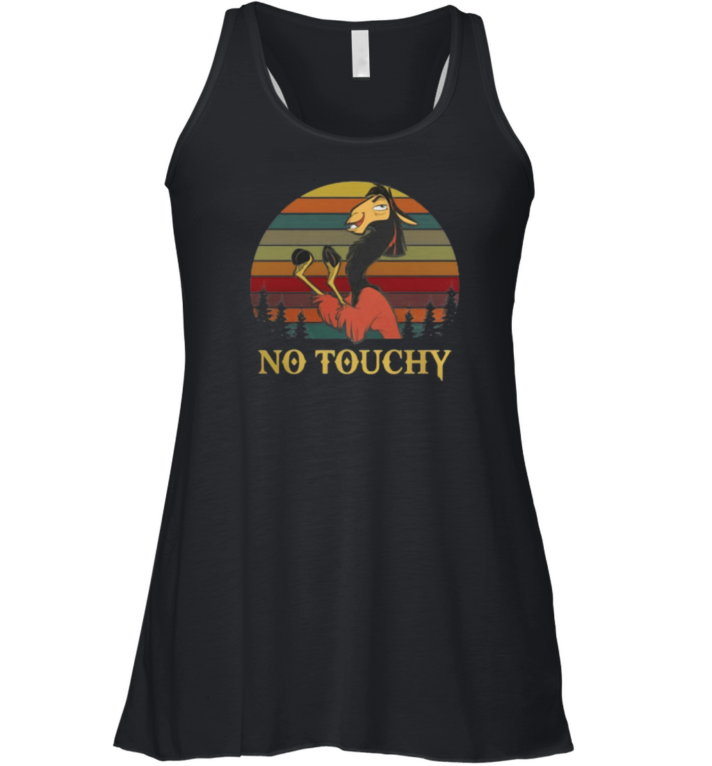Kuzco Llama No touchy vintage shirt Women's Flowy Tank Top