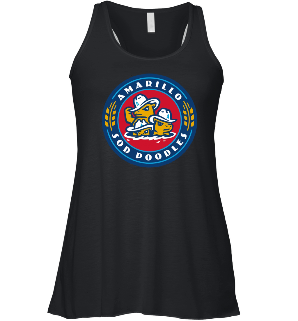 New Logo Amarillo Sod Poodles 2019 Shirt Women's Flowy Tank Top