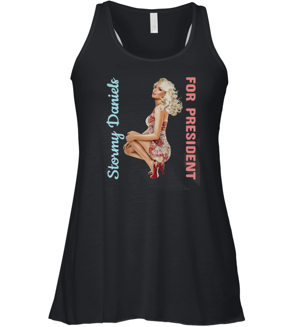 Stormy Daniels For President Women's Flowy Tank Top