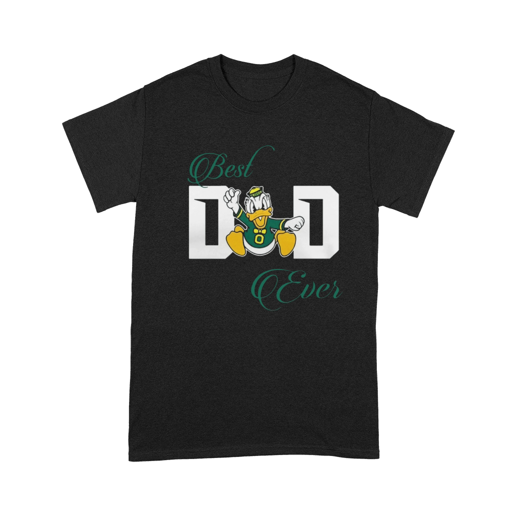 Best Oregon Ducks Dad Ever Football Premium T-shirt