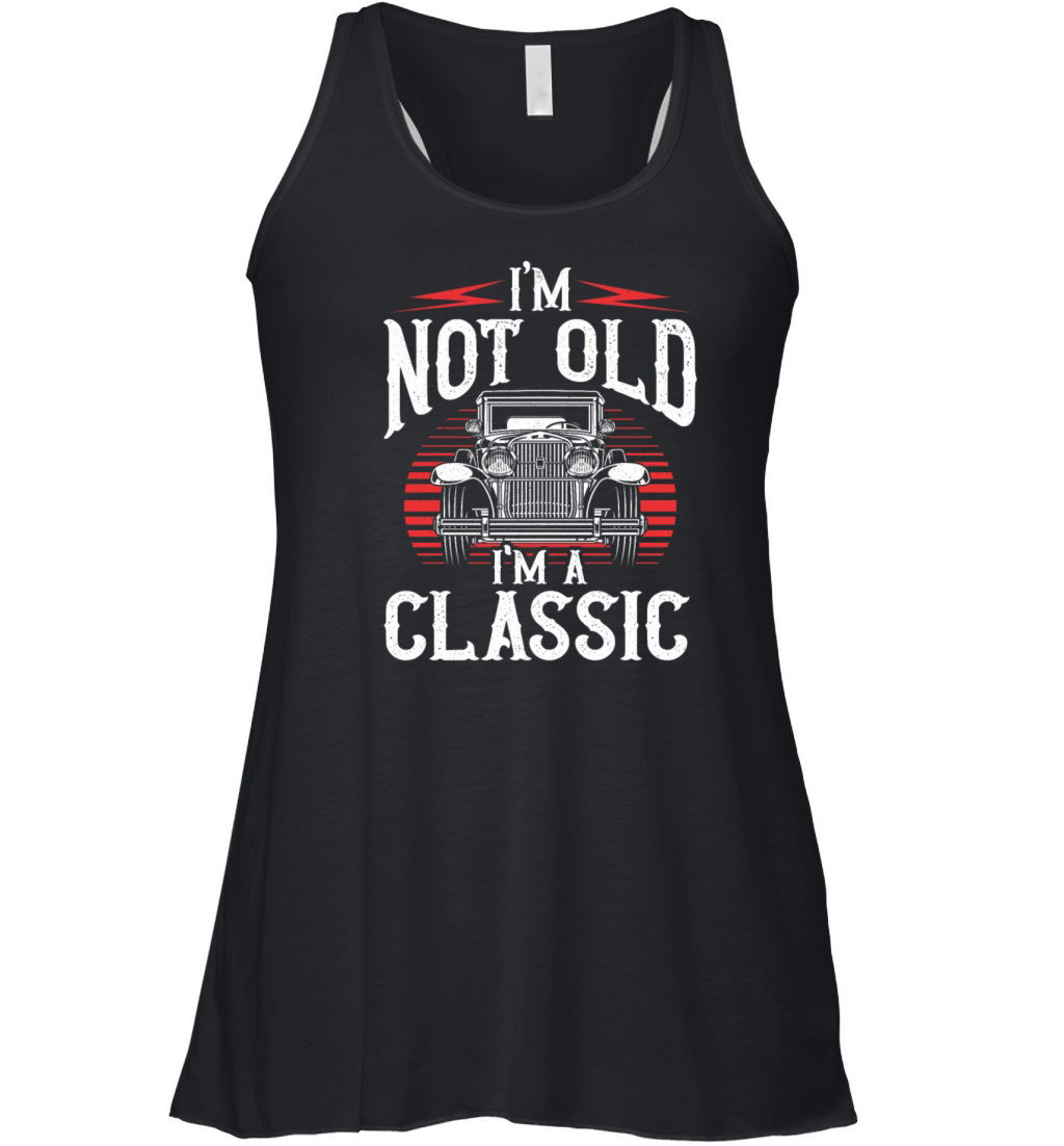Love Hot Rod Classic Car Vintage Hotrod Women's Flowy Tank Top