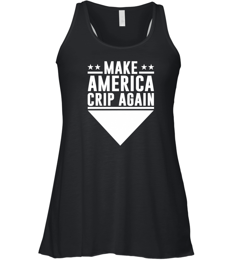 Make America Crip Again C Lims Day snoop Dog Blue Women's Flowy Tank Top