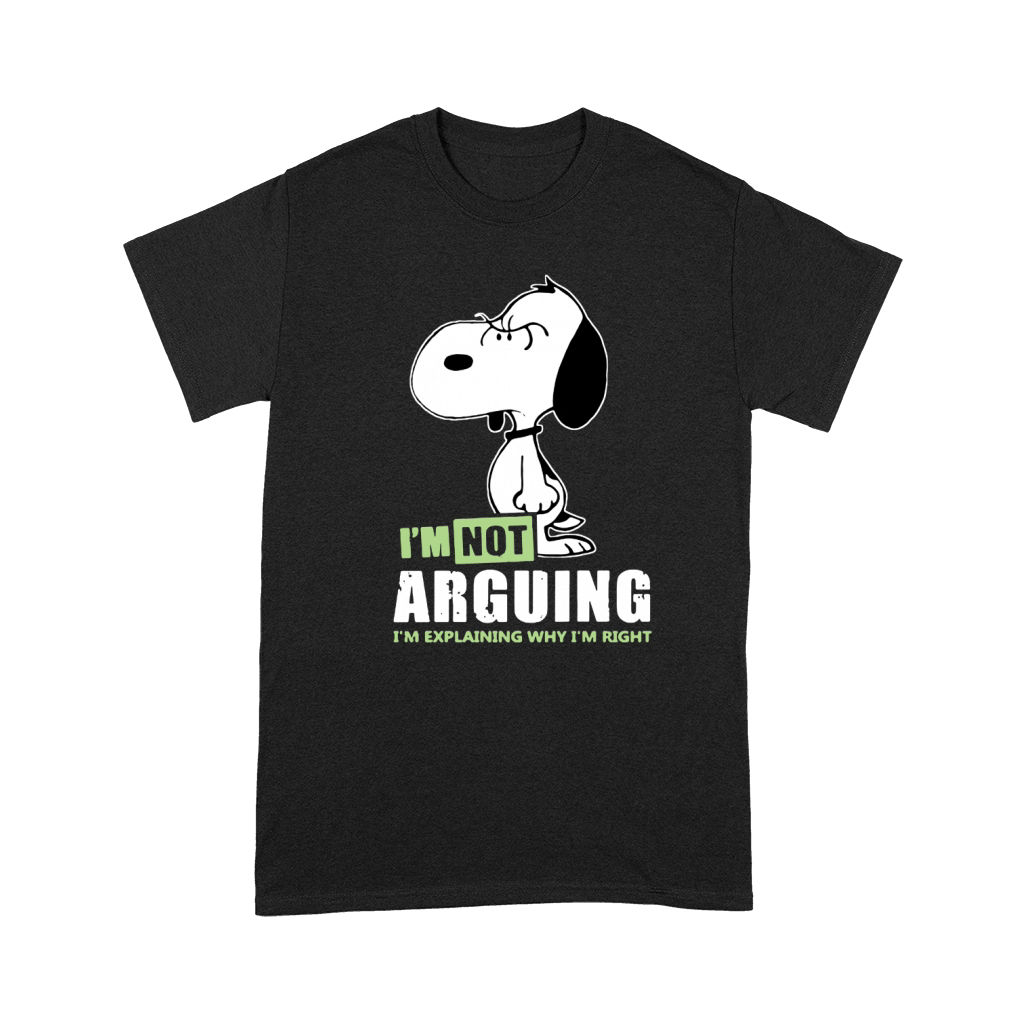 Snoopy Arguing Premium T-shirt
