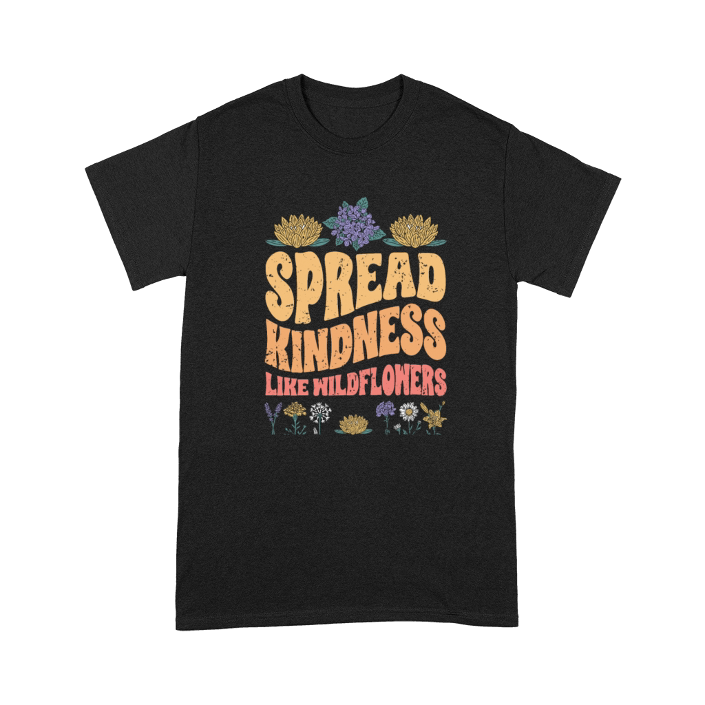 Vintage Spread Kindness Like Wildflowers Premium T-shirt