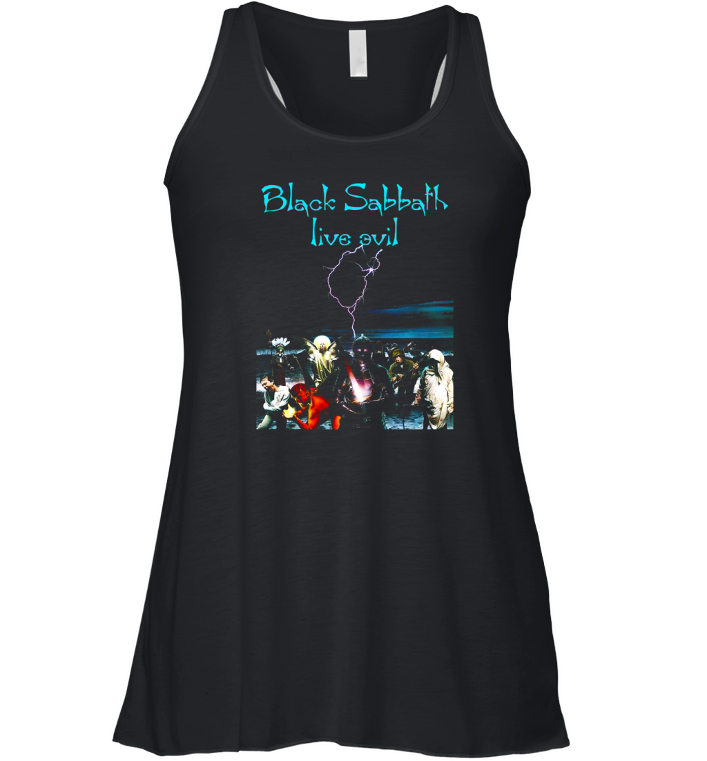 Black Sabbath Fans Live Evil Women's Flowy Tank Top
