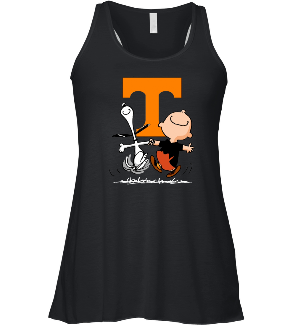 Snoopy Tennessee Volunteers fans Women's Flowy Tank Top