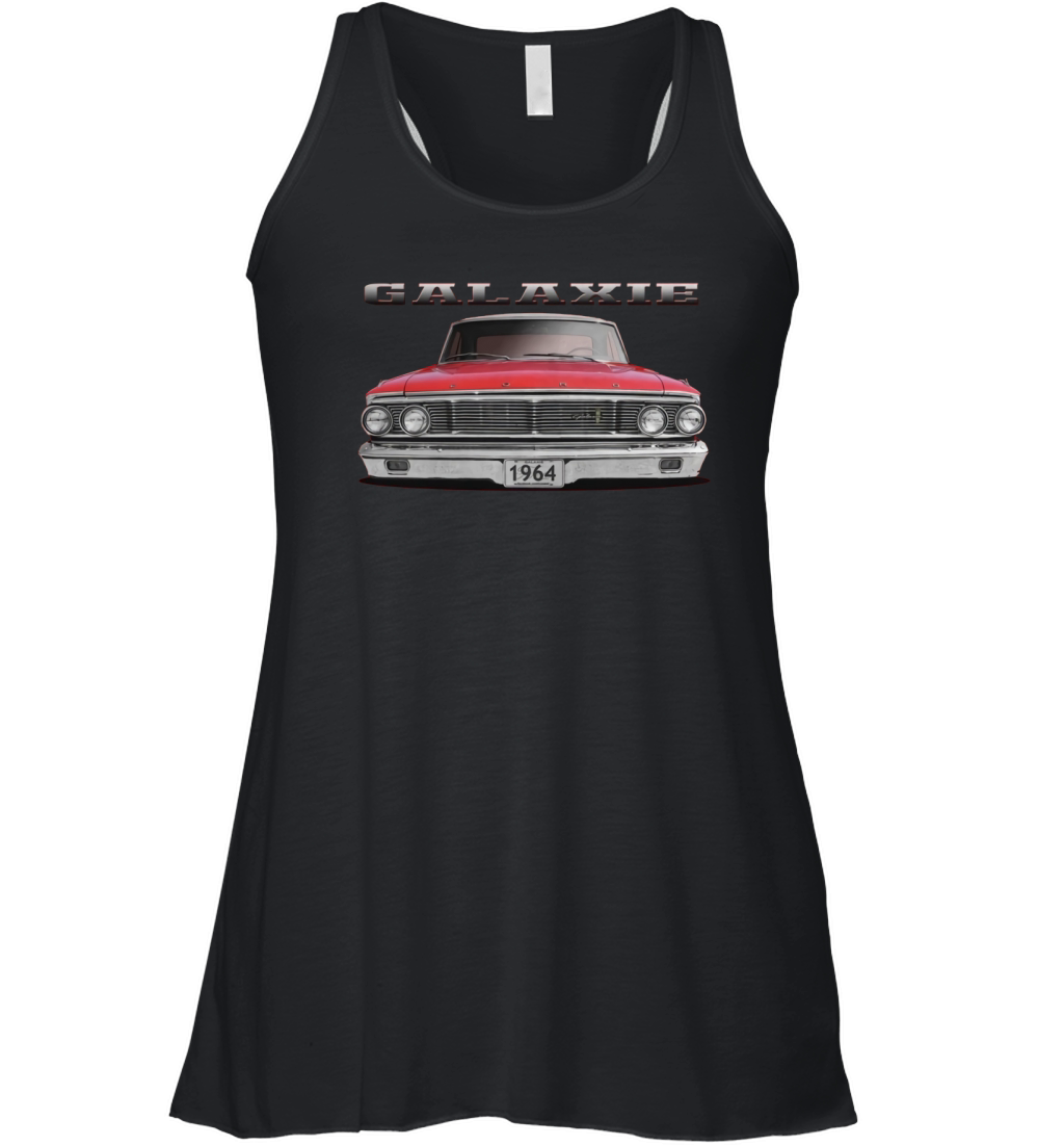 1964 Ford Galaxie Red Two Sided Women's Flowy Tank Top