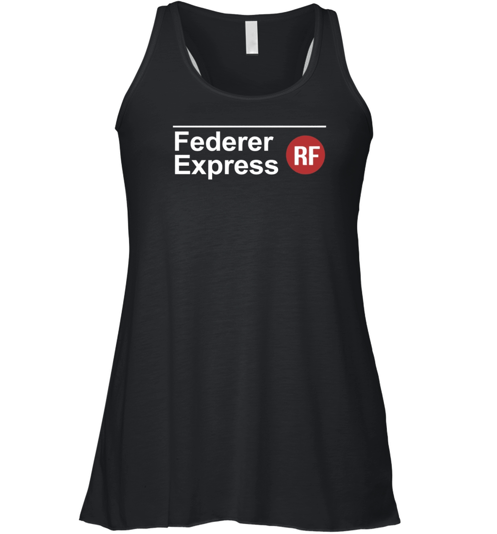 FEDERER EXPRESS RF shirt, hoodie, sweater, longsleeve t-shirt Women's Flowy Tank Top