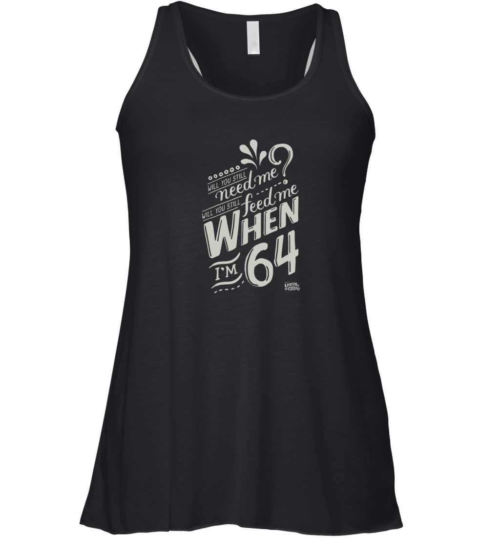 Lyrics by Lennon and McCartney - When I'm 64 T-Shirt Women's Flowy Tank Top