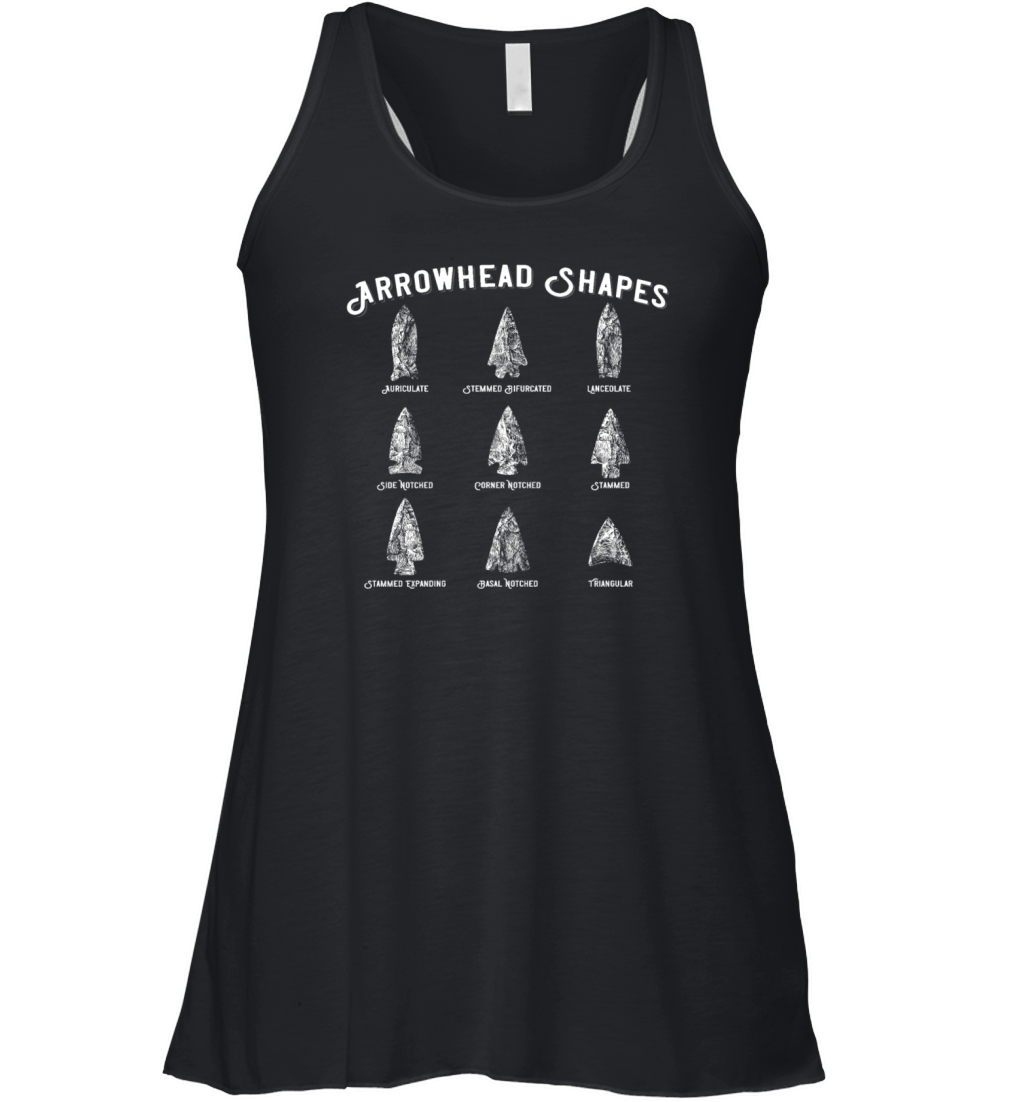 Arrowhead Shapes Collecting Vintage Look Gifts Women's Flowy Tank Top