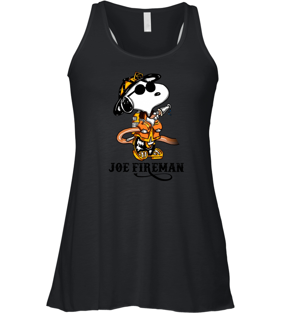 JOE FIREMAN SNOOPY Women's Flowy Tank Top