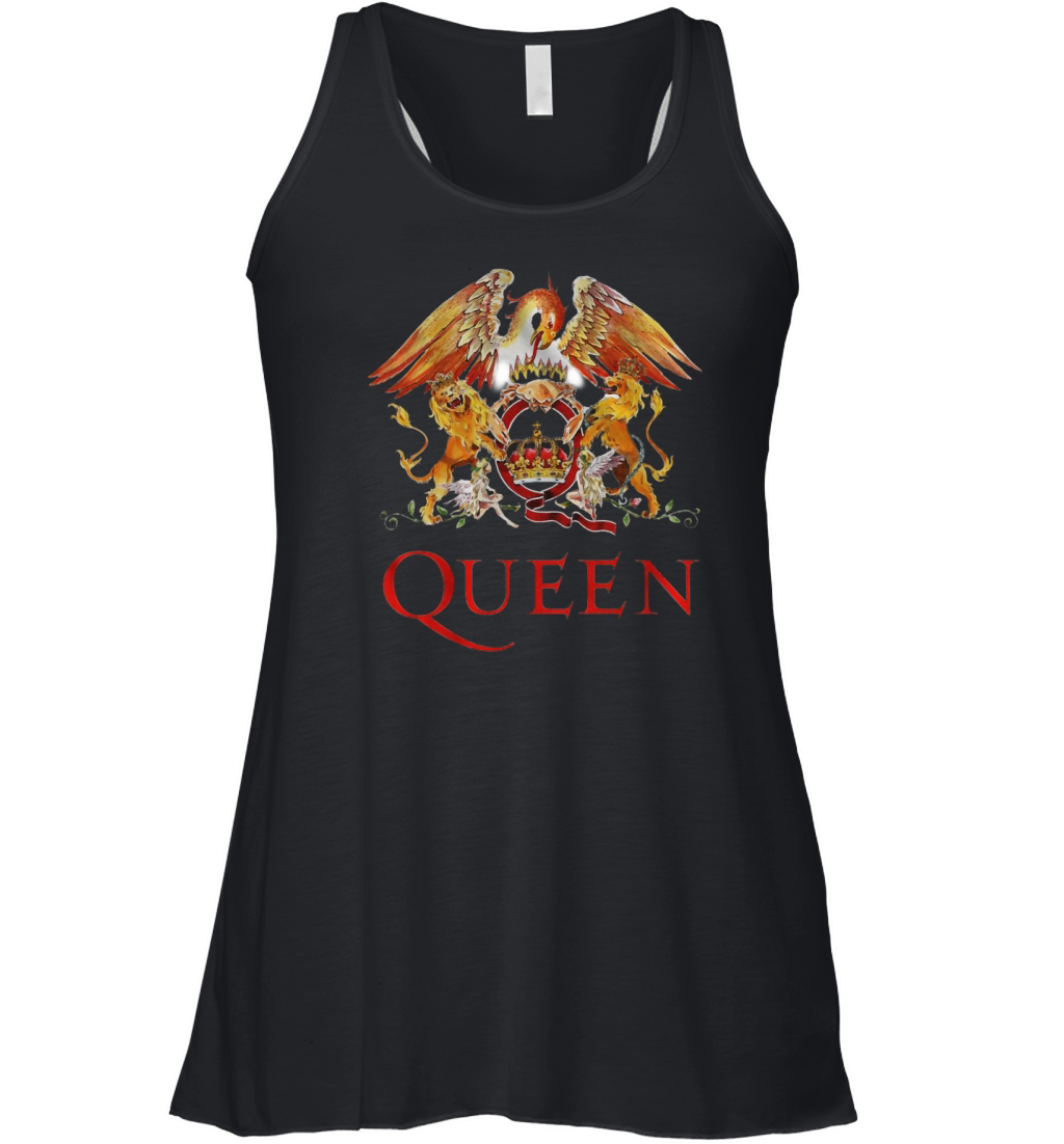 Rock Band Freddie Mercury Brian May Women's Flowy Tank Top