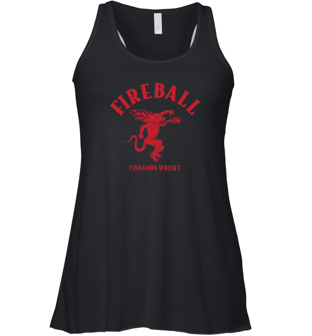 Fireball Cinnamon Whiskey Logo Women's Flowy Tank Top