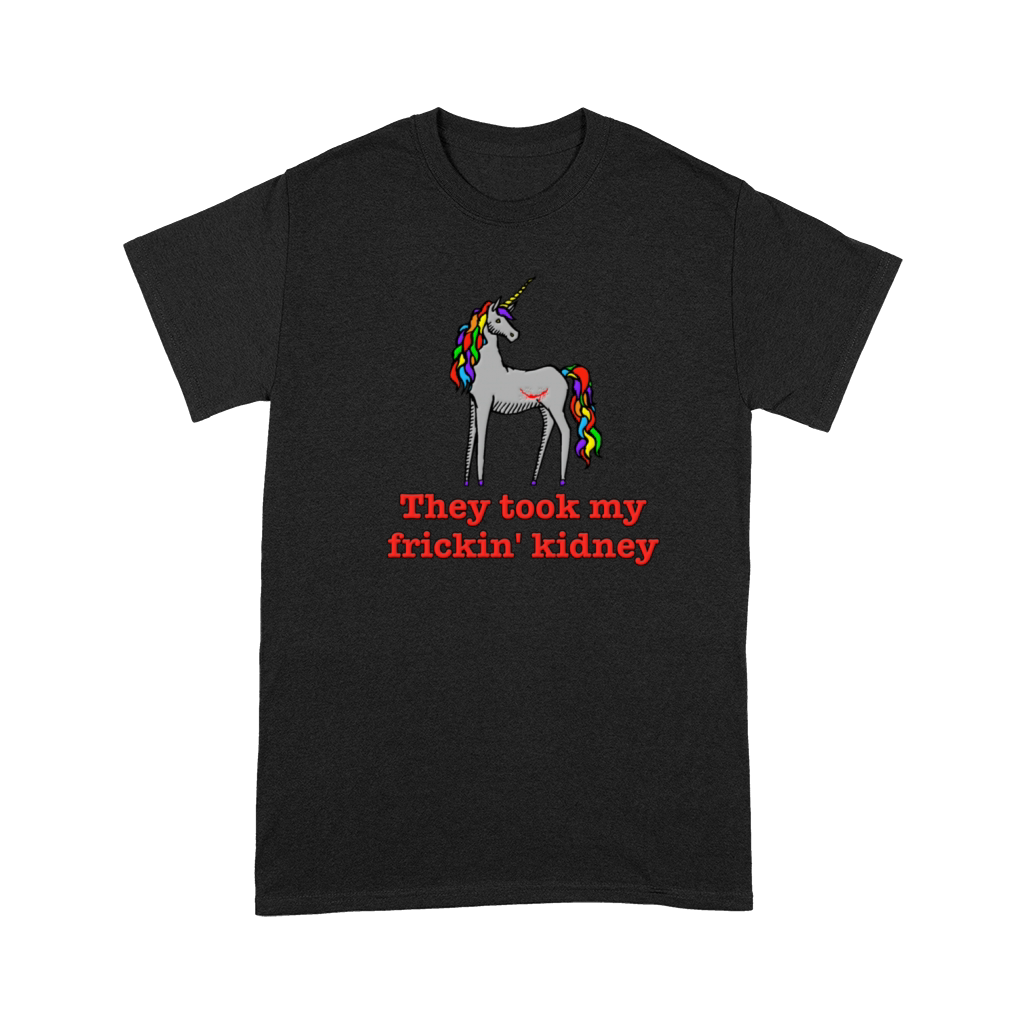 Charlie Unicorn They Took My Frickin  Kidney Premium T-shirt