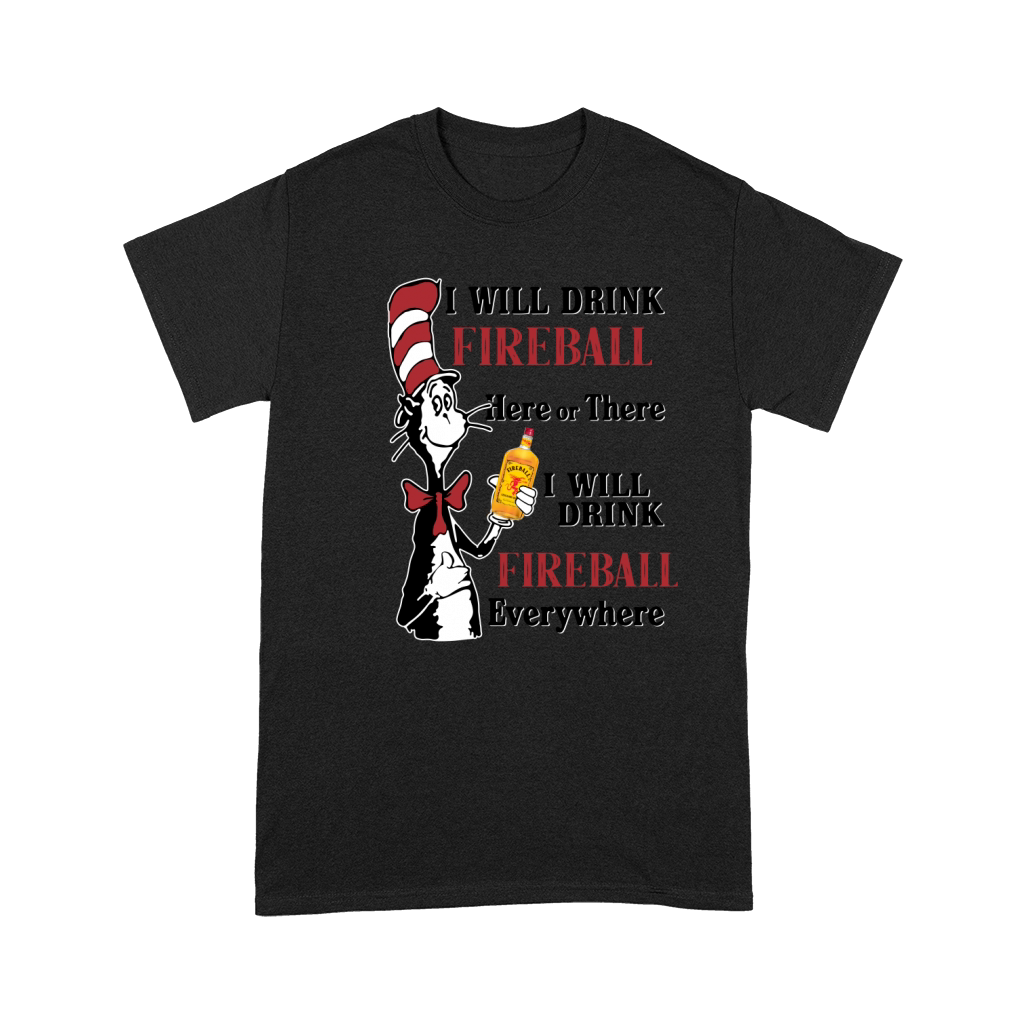 Dr Seuss I will drink Fireball Whiskey here or there - Baby Onesie Premium T-shirt