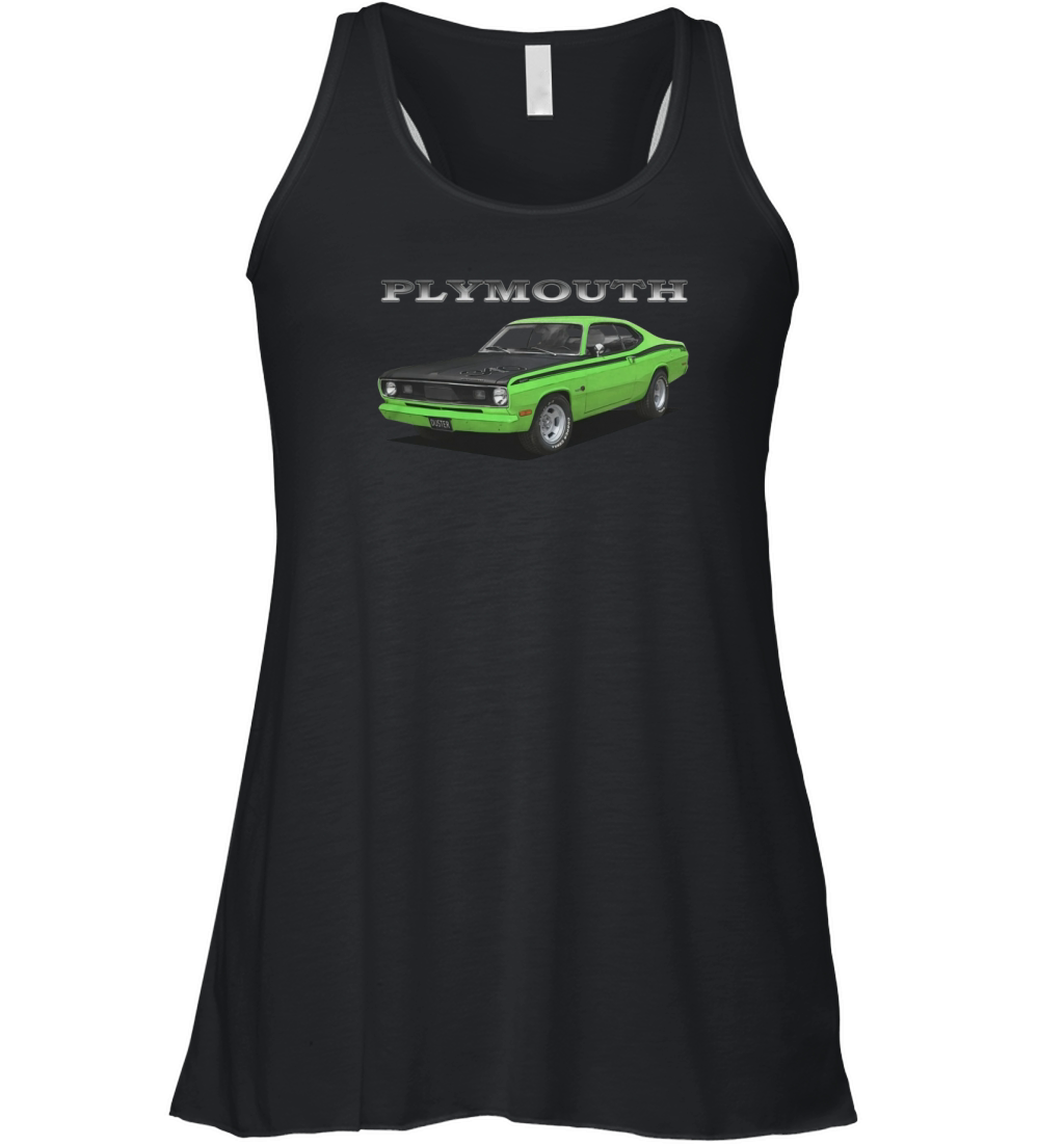 1972 Plymouth Duster Green Women's Flowy Tank Top