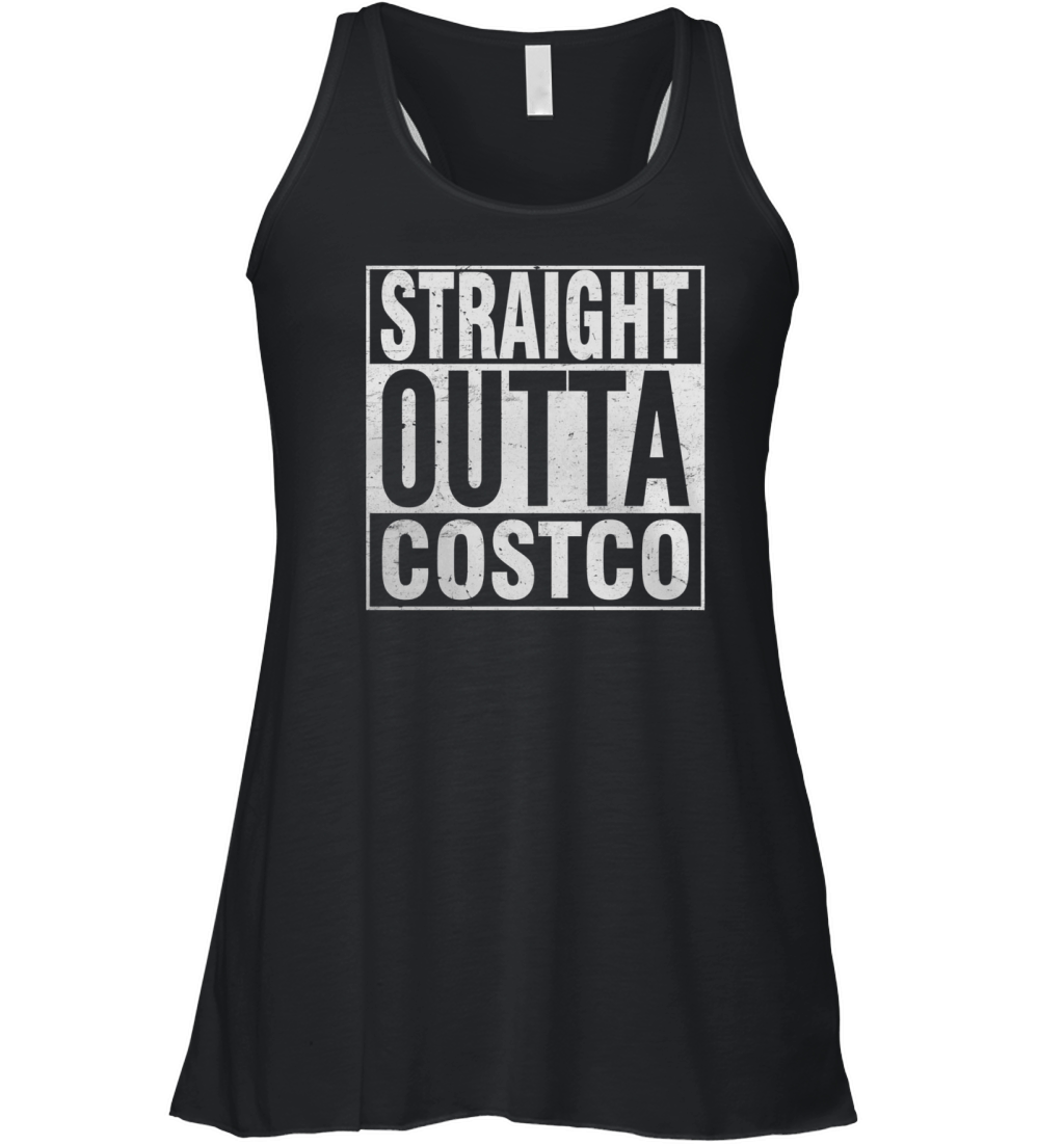Straight outta COSTCO Women's Flowy Tank Top