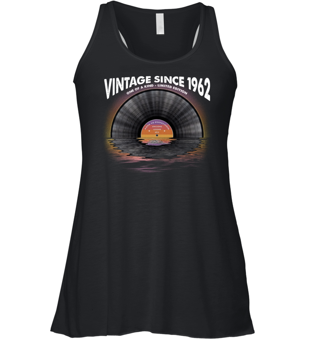 Vintage since 1962 Retro Disco Music Vintage Women's Flowy Tank Top