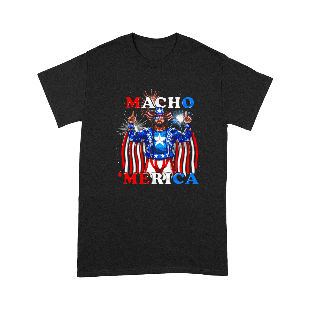 Macho Merica Usa Randy Savage America Man Premium T-shirt