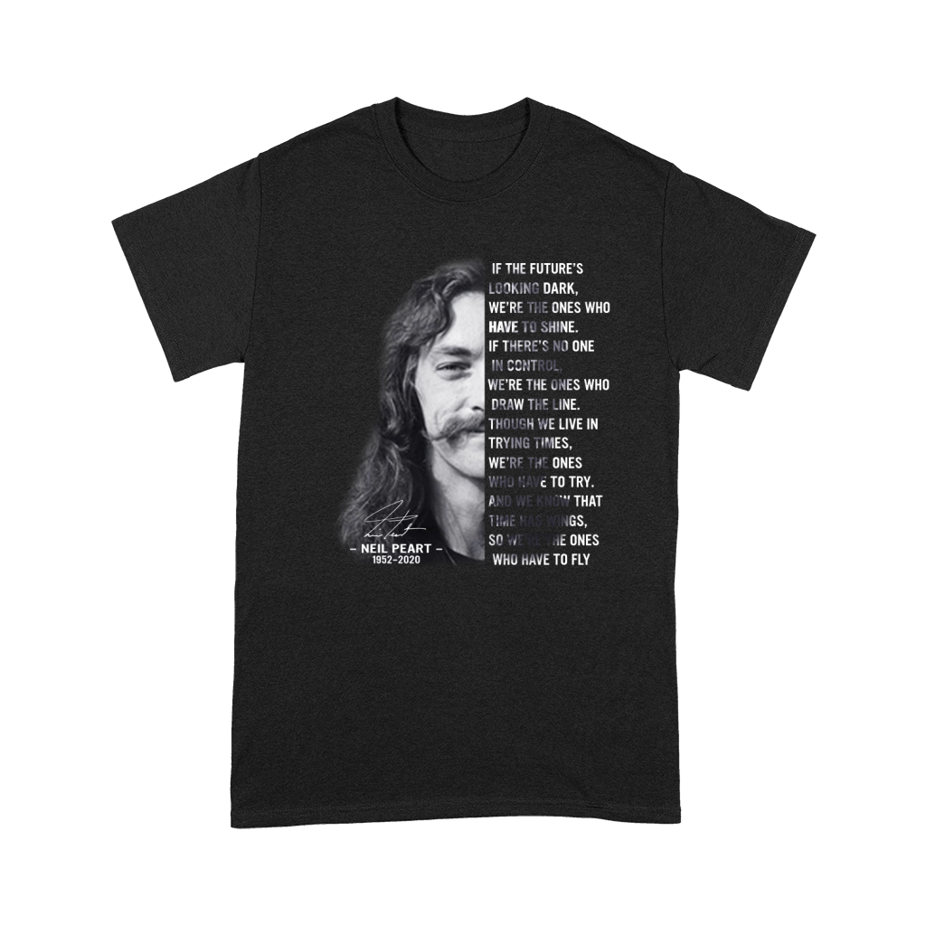 Neil Peart 1952 2020 signature Rush Everyday Glory Lyrics shirt Premium T-shirt