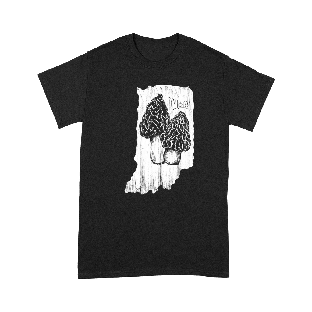 Vintage Morel Mushroom Hunting Picking Morchella Mushrooms T-Shirt Premium T-shirt