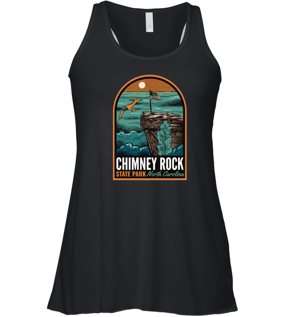 Chimney Rock State Park NC Vintage Women's Flowy Tank Top
