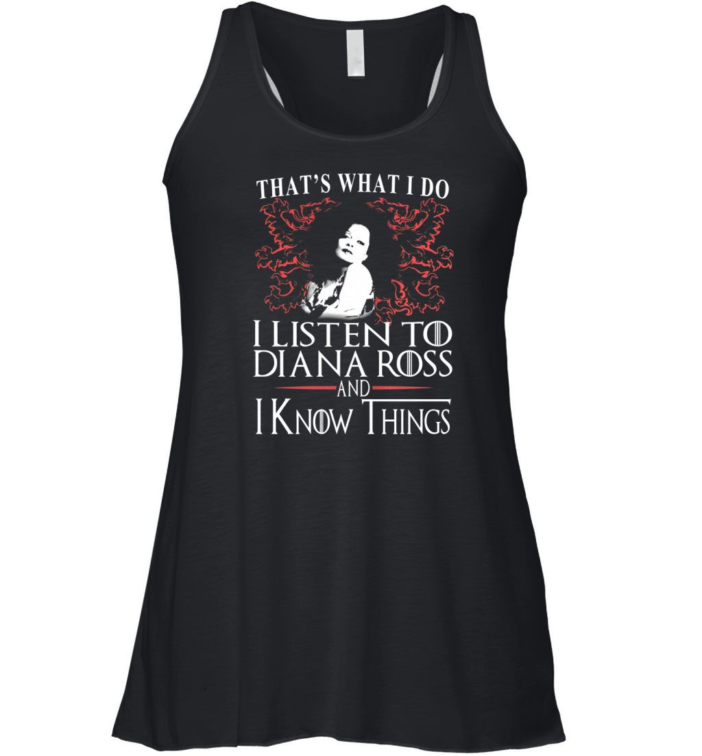 Diana Ross I KNOW THINGS Women's Flowy Tank Top