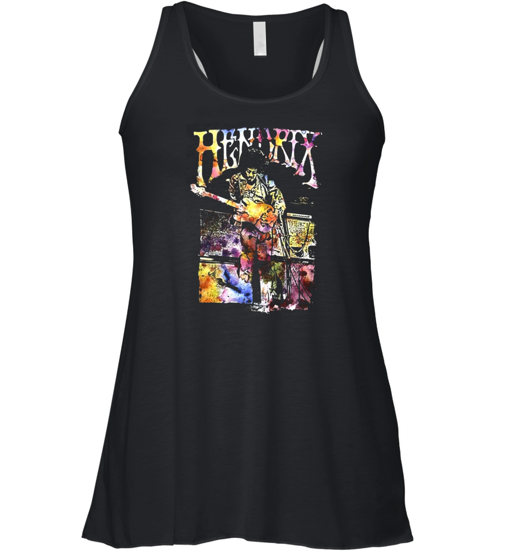 Jimi Hendrix Watercolor Hendrix Women's Flowy Tank Top
