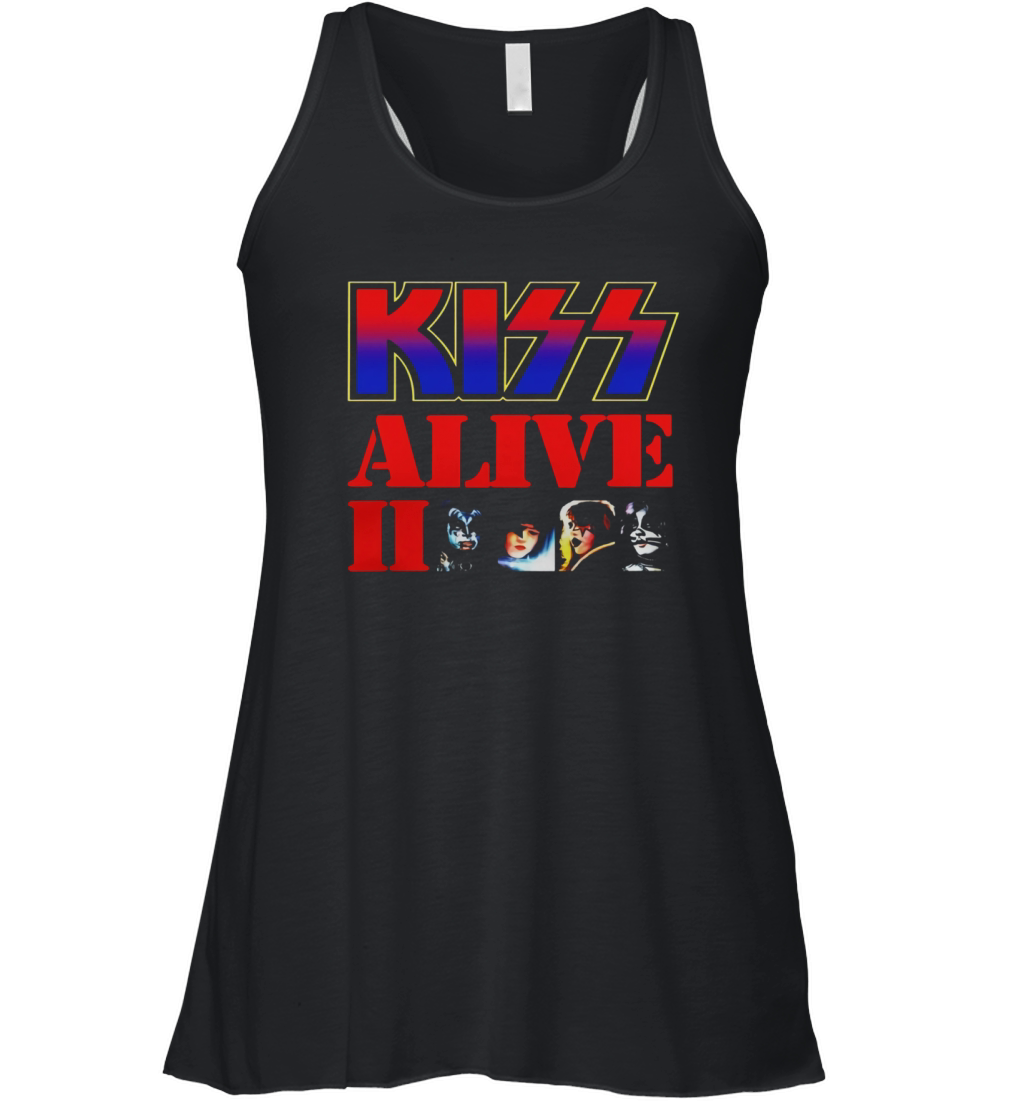 KISS - 1977 Alive II T-Shirt Women's Flowy Tank Top