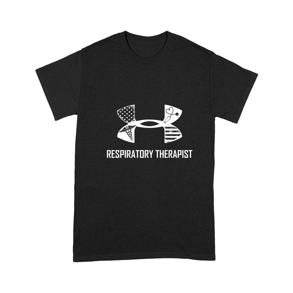 American Flag Under Armor Respiratory Therapist Premium T-shirt