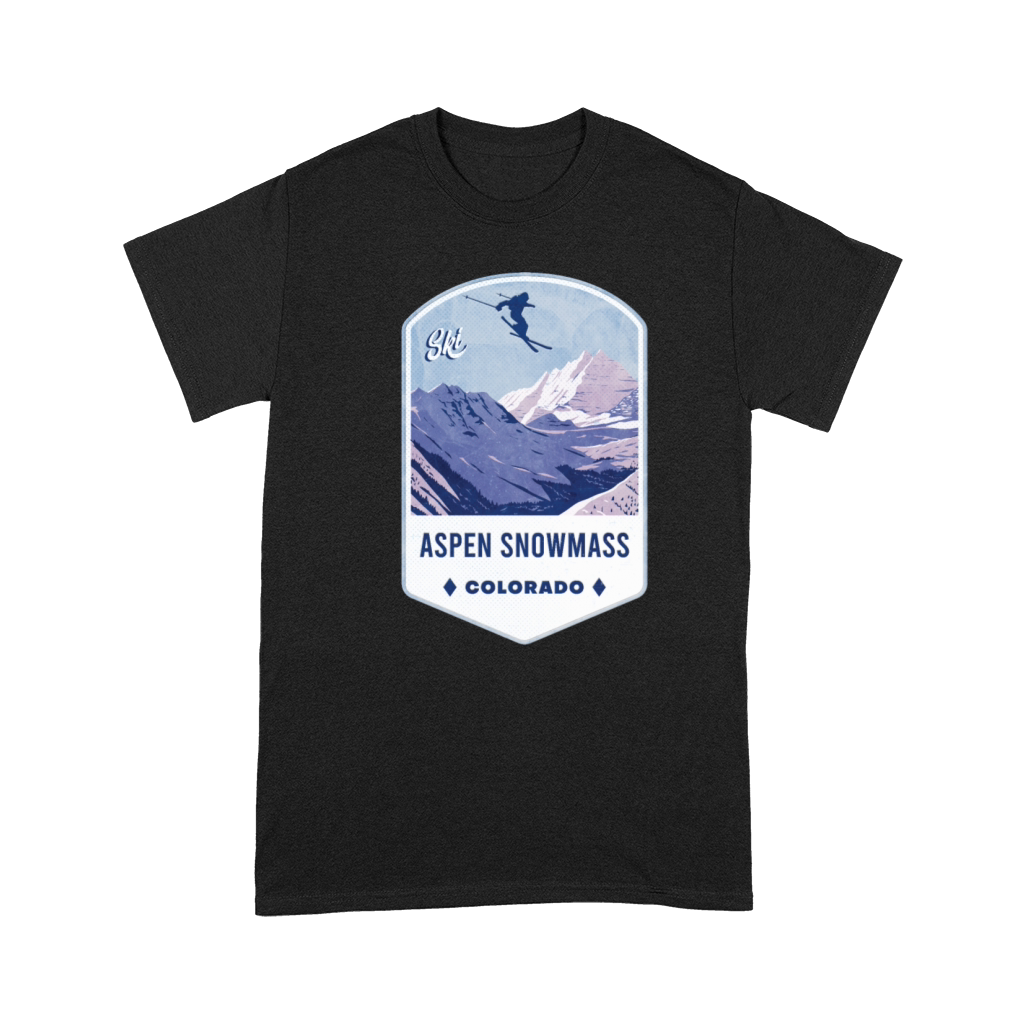 Aspen Snowmass Colorado Ski Badge Premium T-shirt