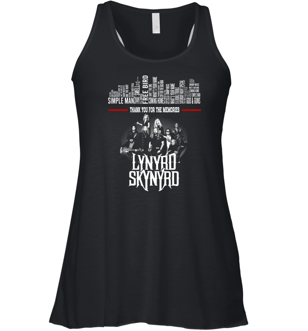 Lynyrd Skynyrd Simple Man Thank You For The Memories Women's Flowy Tank Top