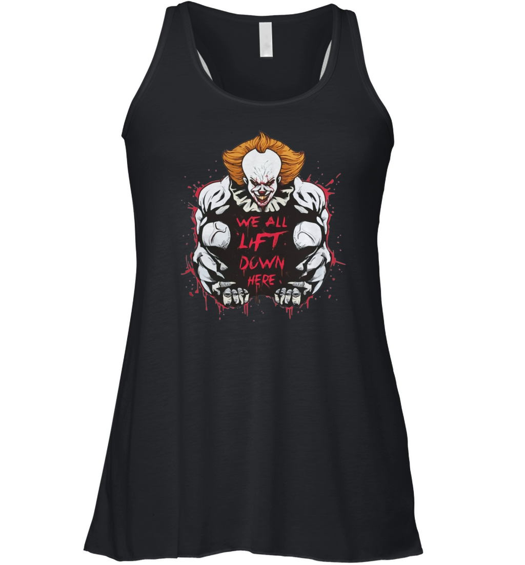 Pennywise IT We all Lift down here Women's Flowy Tank Top