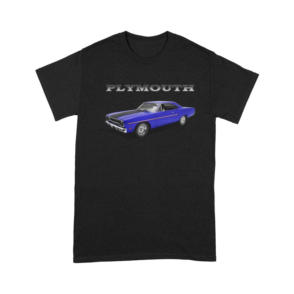 1970 Plymouth Road Runner Blue Premium T-shirt