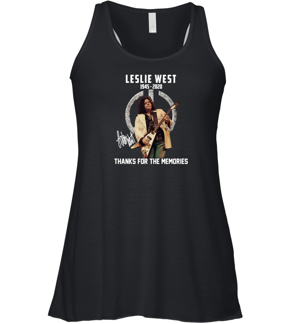 Leslie West 1945 2020 Thank You For The Memories Signature Women's Flowy Tank Top
