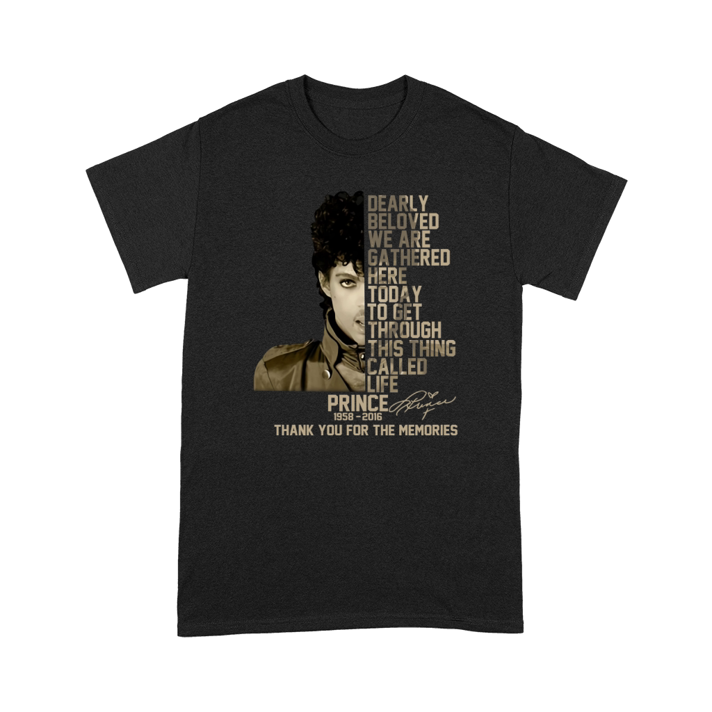 Prince 1958 2016 dearly beloved we are gathered here today Premium T-shirt