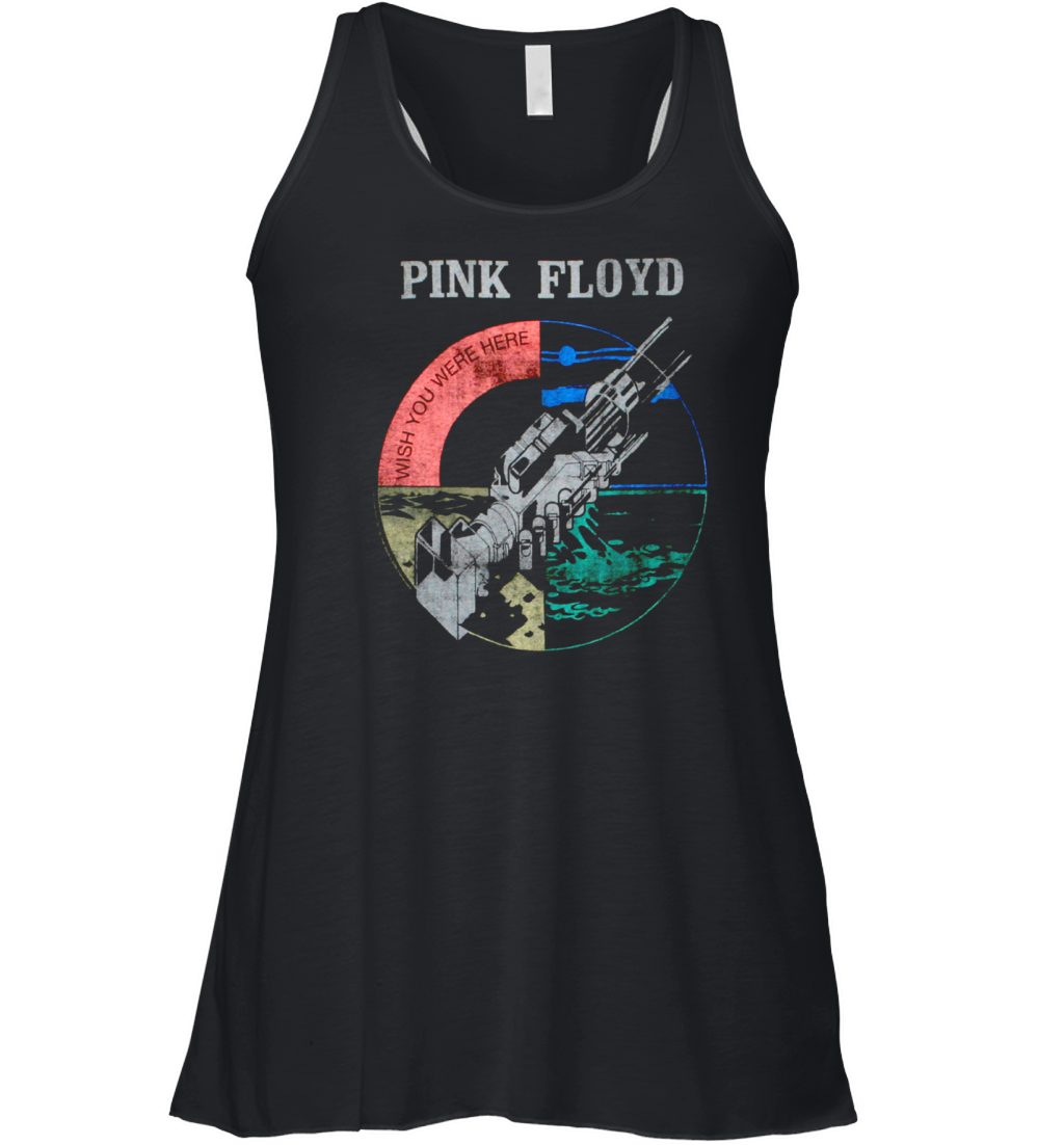 Pink Floyd wish you were here - Unisex Long Sleeve Women's Flowy Tank Top