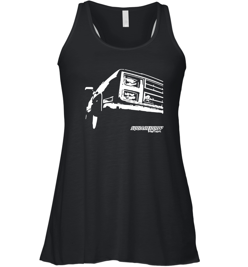 Square Body Nation Car Women's Flowy Tank Top