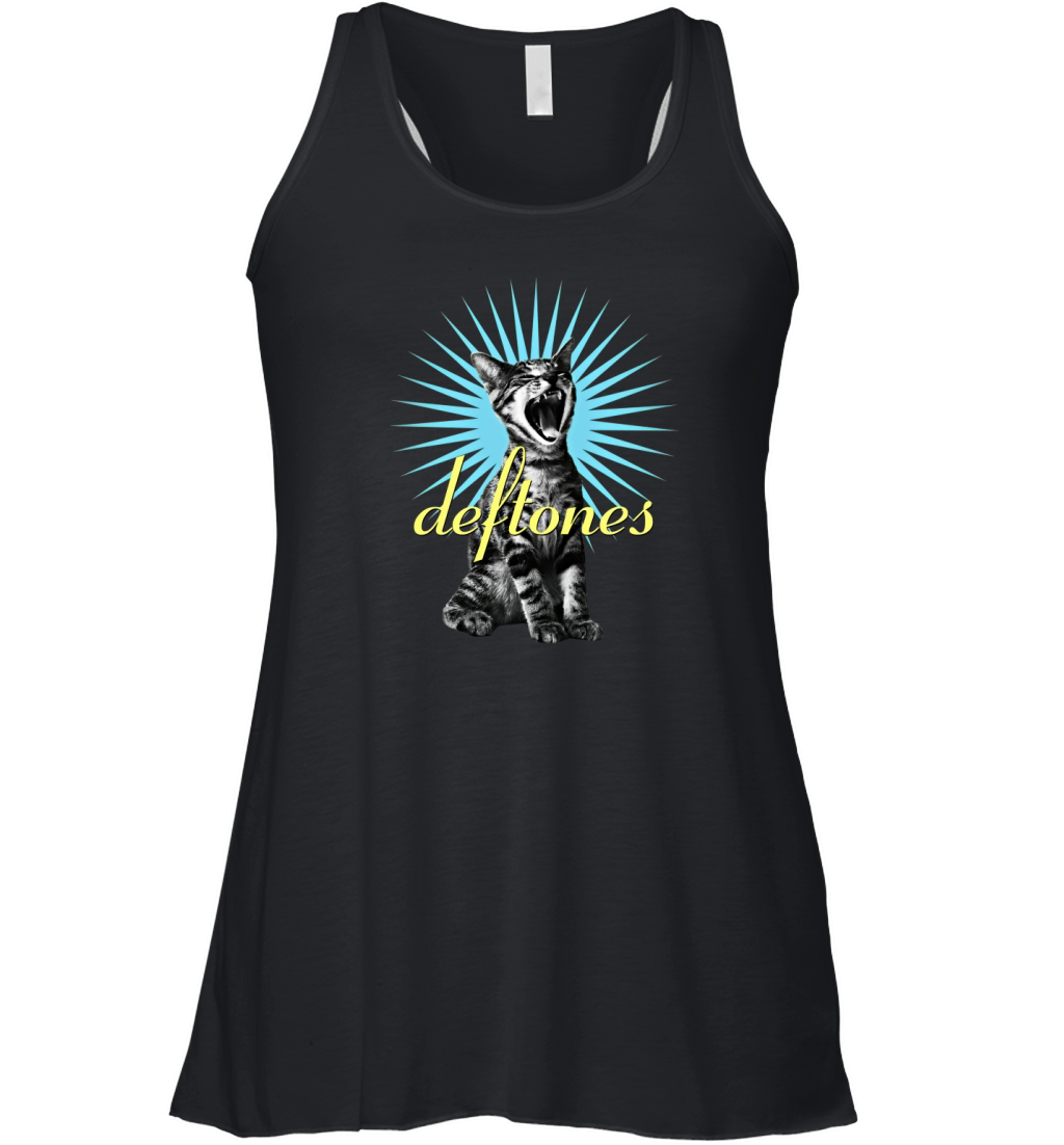 Deftones Band Adrenaline Cat Women's Flowy Tank Top