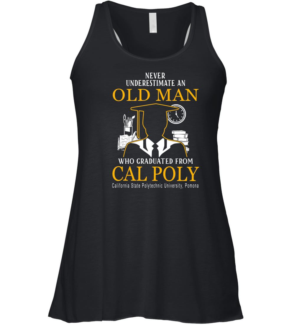Old Man- Graduated From Cal Poly California State Polytechnic University, Pomona Women's Flowy Tank Top