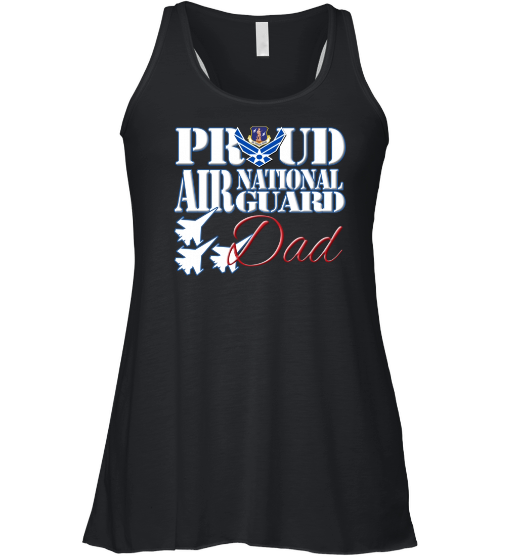 Proud Air National Guard Dad Women's Flowy Tank Top