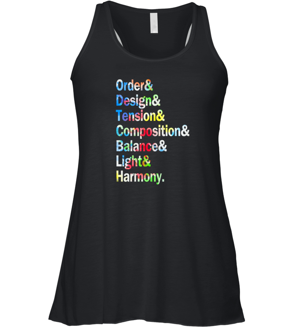 sunday in the park with george paint splatter Women's Flowy Tank Top