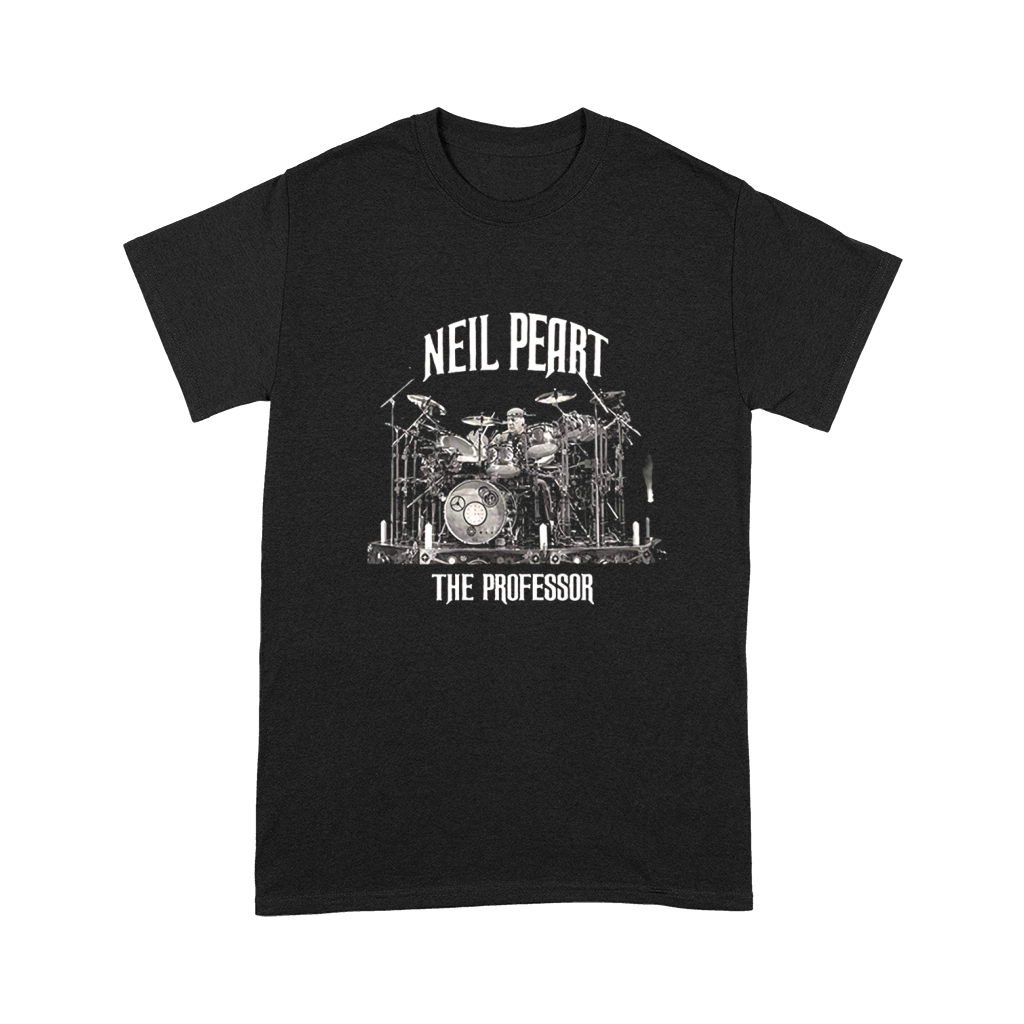 Anna Press Neil Peart The Professor  The Drummer Black Premium T-shirt