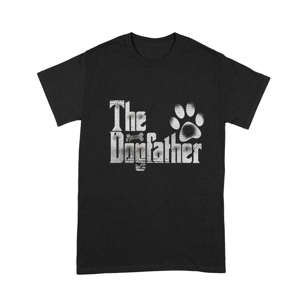 The Dogfather T-Shirt Dog Dad Funny Father's Day Gifts Premium T-shirt