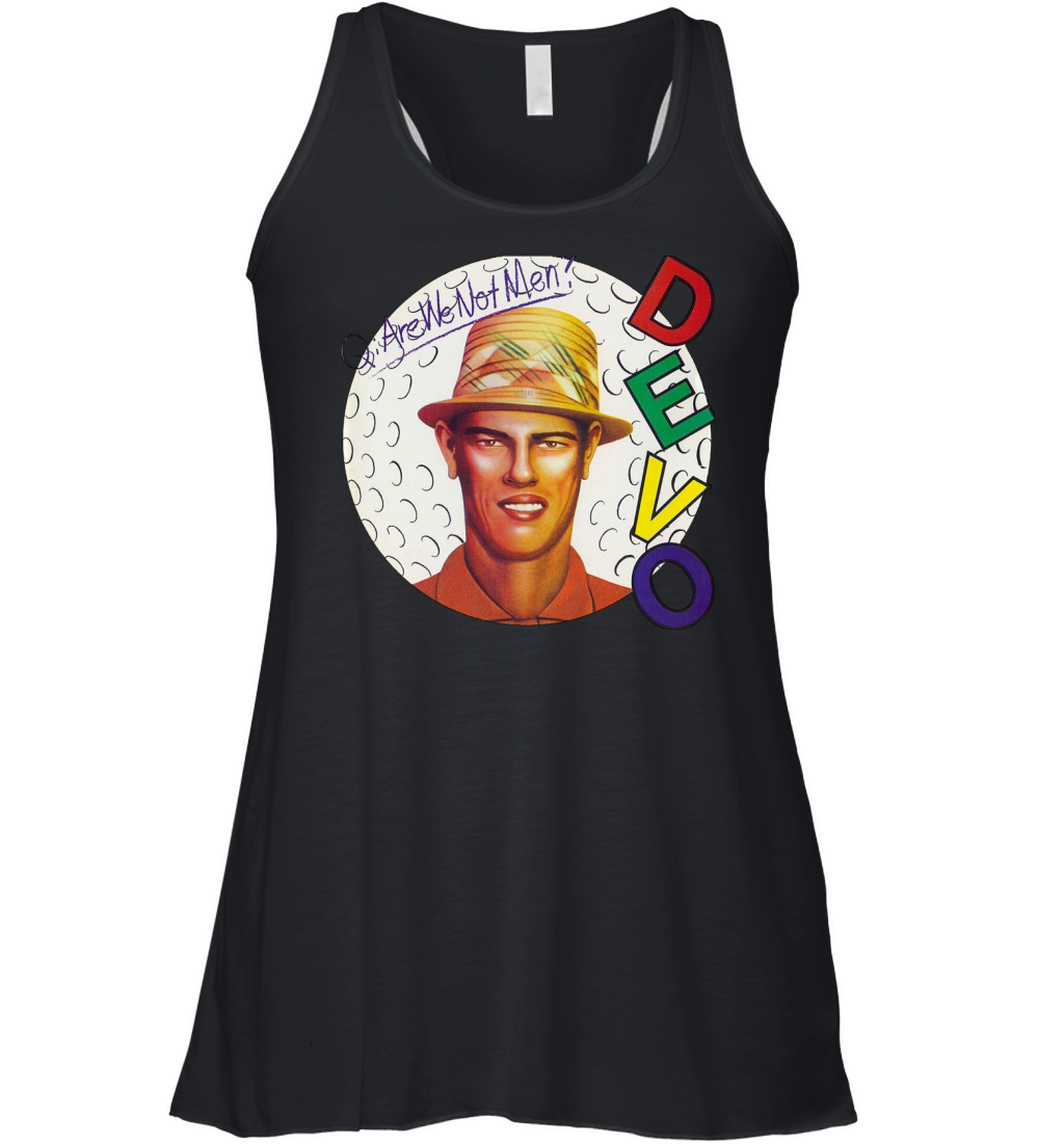 Devo Are We Not Men? Women's Flowy Tank Top