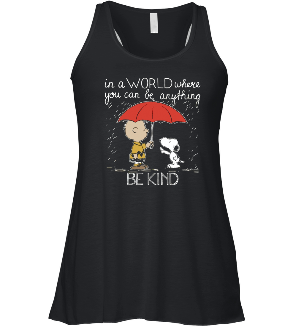 Snoopy Be Kind Women's Flowy Tank Top